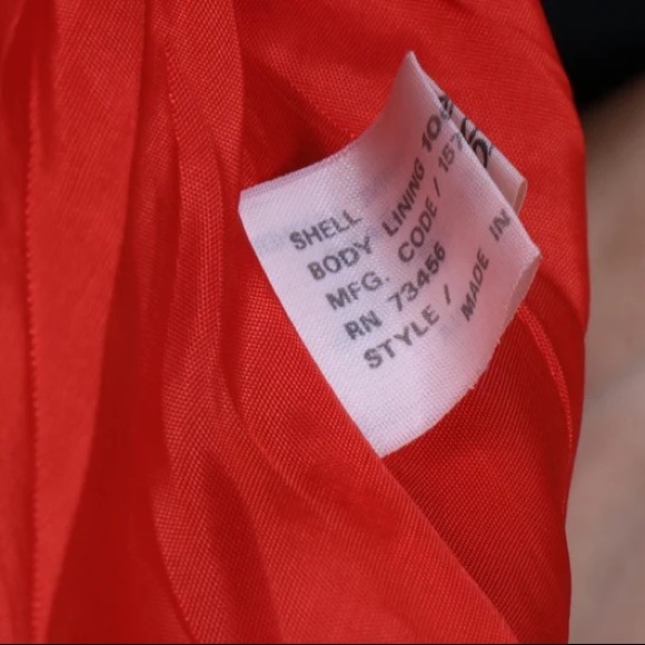 Vintage 90s Jonathon Paris Red Leather Motorcycle Jacket - Picture 7 of 8